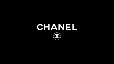 chanel logo on black|chanel logo black background.